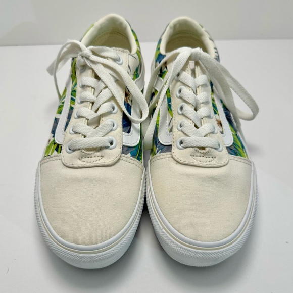 Vans Ward Platform Low Top Floral Old Skool Lace Up Vans, Women’s - Picture 6 of 11